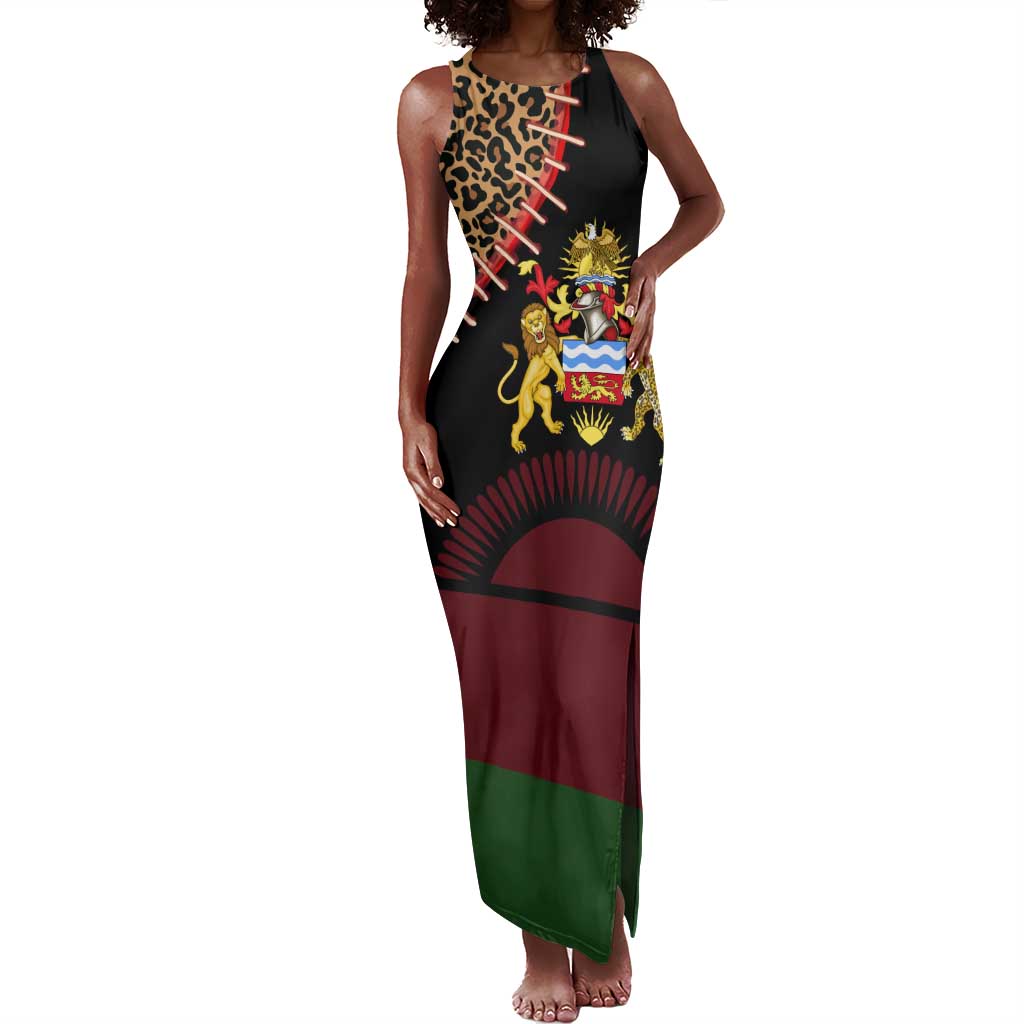 Leopard and Lion Malawi Tank Maxi Dress Unity and Freedom