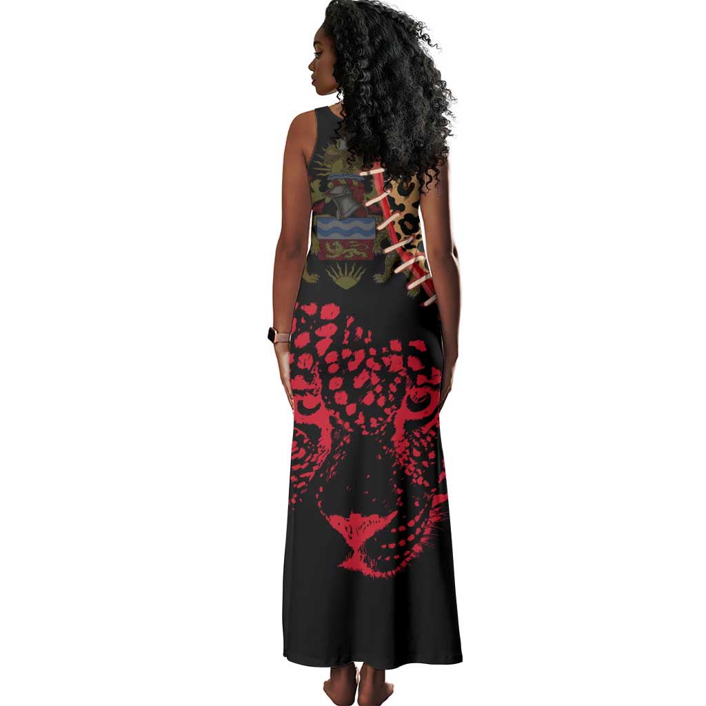 Leopard and Lion Malawi Tank Maxi Dress Unity and Freedom