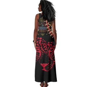 Leopard and Lion Malawi Tank Maxi Dress Unity and Freedom