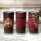 Leopard and Lion Malawi Tumbler Cup Unity and Freedom