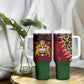 Leopard and Lion Malawi Tumbler With Handle Unity and Freedom