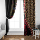 Leopard and Lion Malawi Window Curtain Unity and Freedom