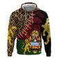Leopard and Lion Malawi Zip Hoodie Unity and Freedom
