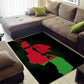 Malawi Lion Map Flag Area Rug Wildlife Fusion Design