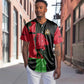 Malawi Lion Map Flag Baseball Jersey Wildlife Fusion Design