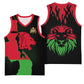 Malawi Lion Map Flag Basketball Jersey Wildlife Fusion Design - African Pride