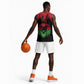Malawi Lion Map Flag Basketball Jersey Wildlife Fusion Design - African Pride
