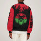 Malawi Lion Map Flag Bomber Jacket Wildlife Fusion Design