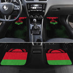 Malawi Lion Map Flag Car Mats Wildlife Fusion Design