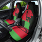 Malawi Lion Map Flag Car Seat Cover Wildlife Fusion Design