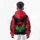 Malawi Lion Map Flag Kid Hoodie Wildlife Fusion Design