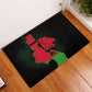 Malawi Lion Map Flag Rubber Doormat Wildlife Fusion Design