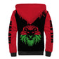 Malawi Lion Map Flag Sherpa Hoodie Wildlife Fusion Design