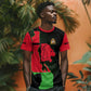Malawi Lion Map Flag T shirt Wildlife Fusion Design