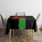 Malawi Lion Map Flag Tablecloth Wildlife Fusion Design