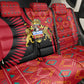 Malawi Patterns African Back Car Seat Cover Blended with Flag Colors and National Emblem