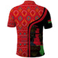 Malawi Patterns African Polo Shirt Blended with Flag Colors and National Emblem