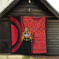 Malawi Patterns African Quilt Blended with Flag Colors and National Emblem