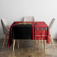 Malawi Patterns African Tablecloth Blended with Flag Colors and National Emblem