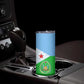 Djibouti Skinny Tumbler Flag Tribal Motifs and Red Star Symbol of Unity