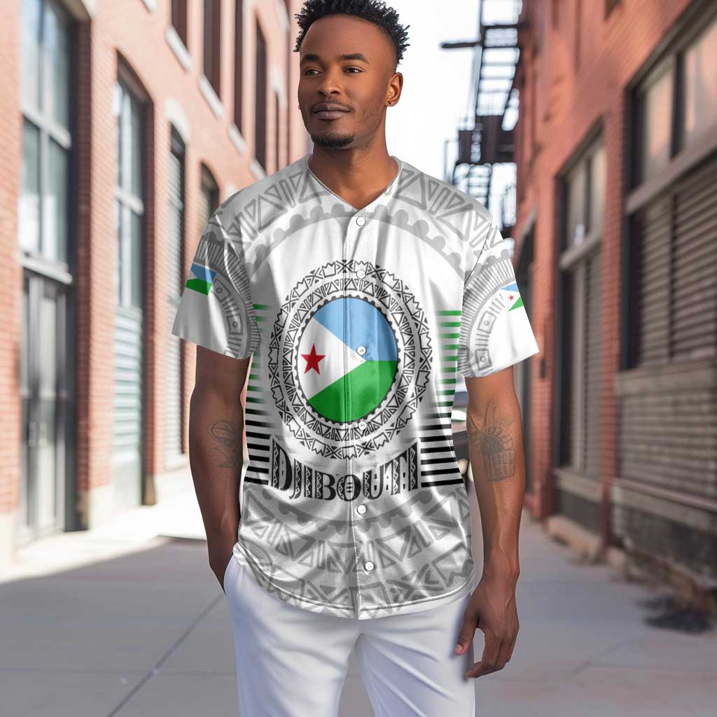 African Tribal Djibouti Roots Baseball Jersey Urban Streetwear
