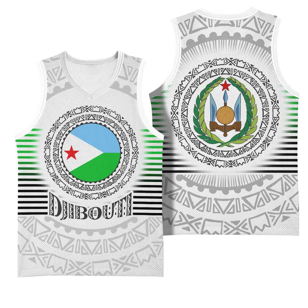 African Tribal Djibouti Roots Basketball Jersey Urban Streetwear - African Pride