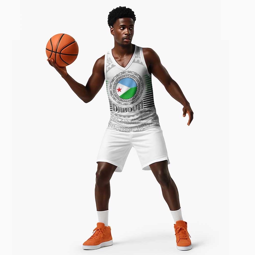 African Tribal Djibouti Roots Basketball Jersey Urban Streetwear - African Pride