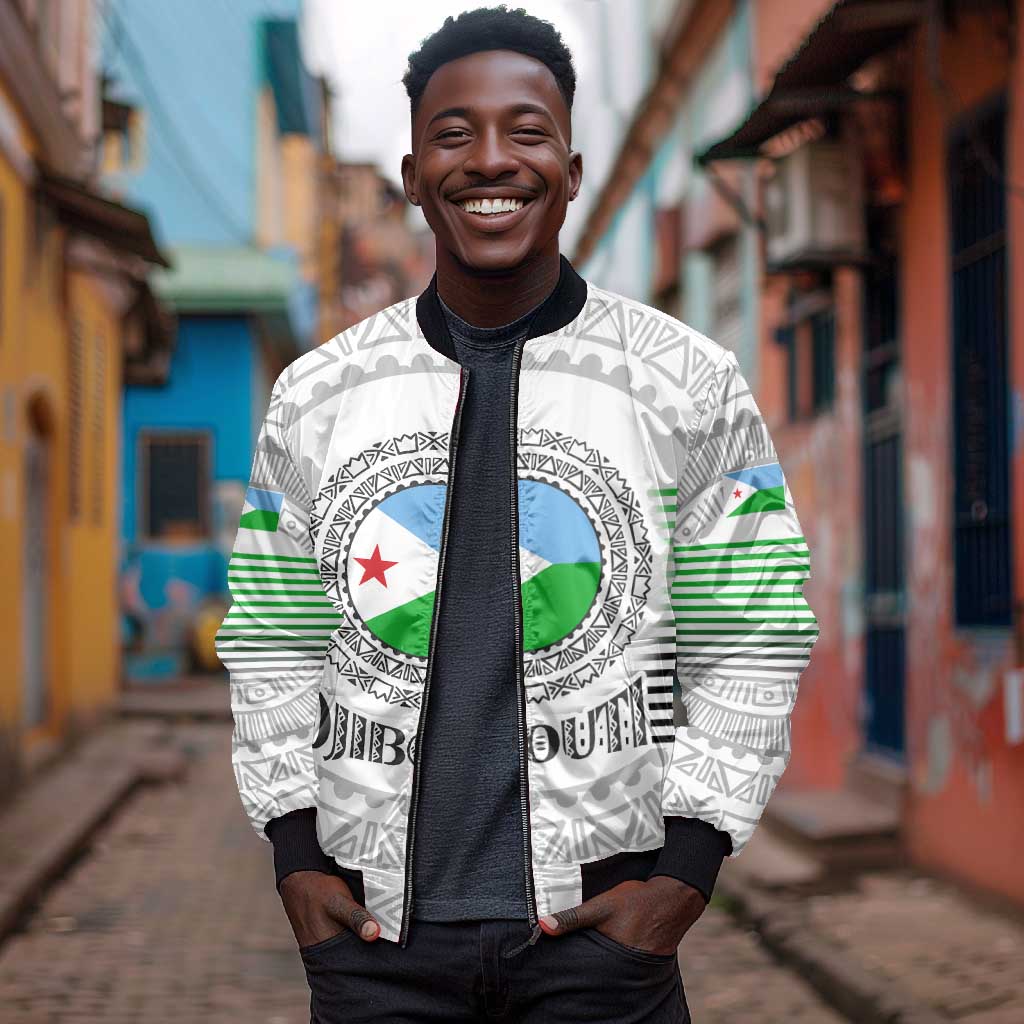African Tribal Djibouti Roots Bomber Jacket Urban Streetwear