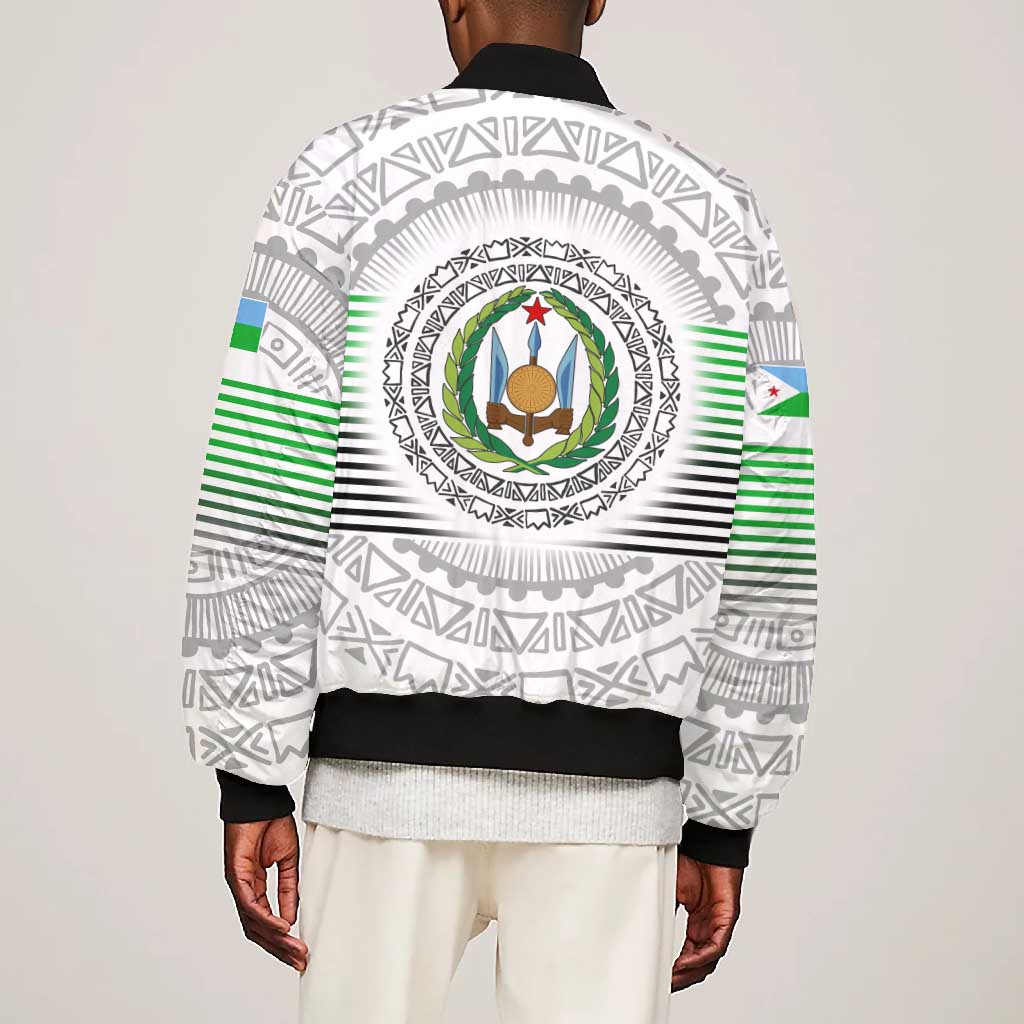 African Tribal Djibouti Roots Bomber Jacket Urban Streetwear