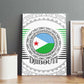 African Tribal Djibouti Roots Canvas Wall Art Urban Streetwear