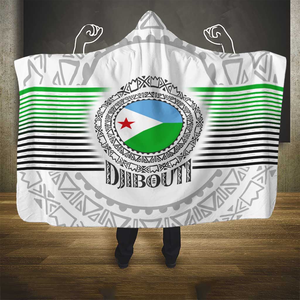 African Tribal Djibouti Roots Hooded Blanket Urban Streetwear