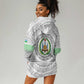 African Tribal Djibouti Roots Hoodie Dress Urban Streetwear