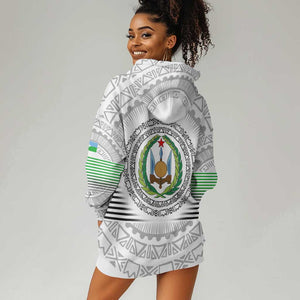 African Tribal Djibouti Roots Hoodie Dress Urban Streetwear