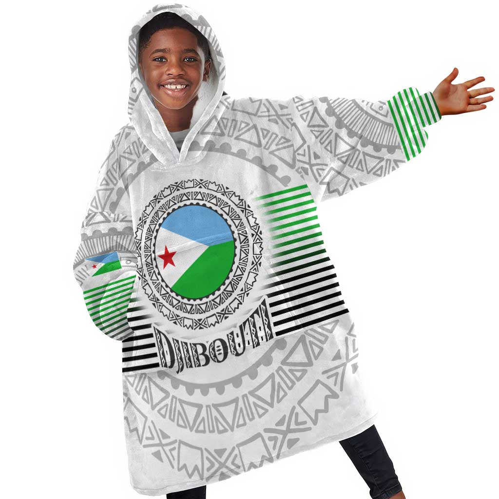 African Tribal Djibouti Roots Kid Wearable Blanket Hoodie Urban Streetwear
