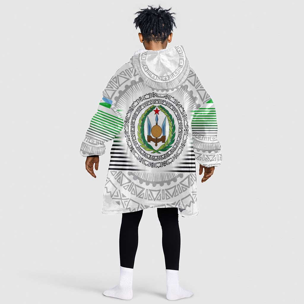 African Tribal Djibouti Roots Kid Wearable Blanket Hoodie Urban Streetwear