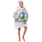 African Tribal Djibouti Roots Kid Wearable Blanket Hoodie Urban Streetwear
