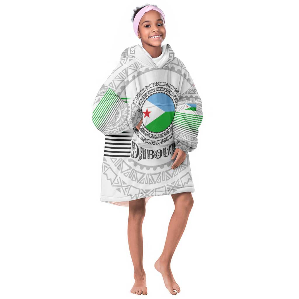African Tribal Djibouti Roots Kid Wearable Blanket Hoodie Urban Streetwear