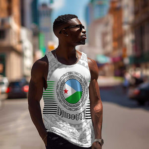 African Tribal Djibouti Roots Men Tank Top Urban Streetwear