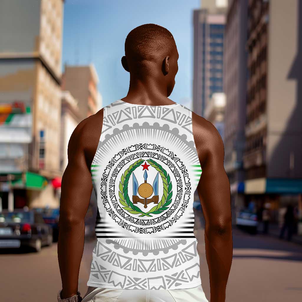 African Tribal Djibouti Roots Men Tank Top Urban Streetwear