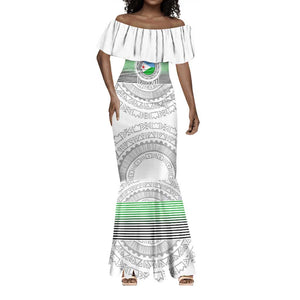 African Tribal Djibouti Roots Mermaid Dress Urban Streetwear