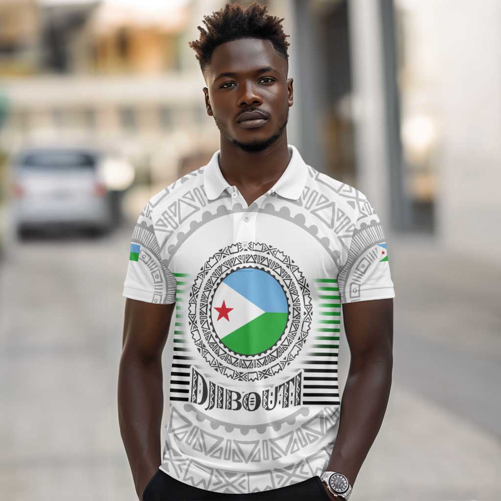 African Tribal Djibouti Roots Polo Shirt Urban Streetwear