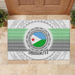 African Tribal Djibouti Roots Rubber Doormat Urban Streetwear