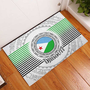 African Tribal Djibouti Roots Rubber Doormat Urban Streetwear