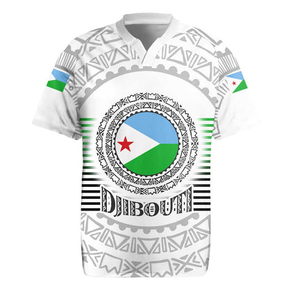African Tribal Djibouti Roots Rugby Jersey Urban Streetwear
