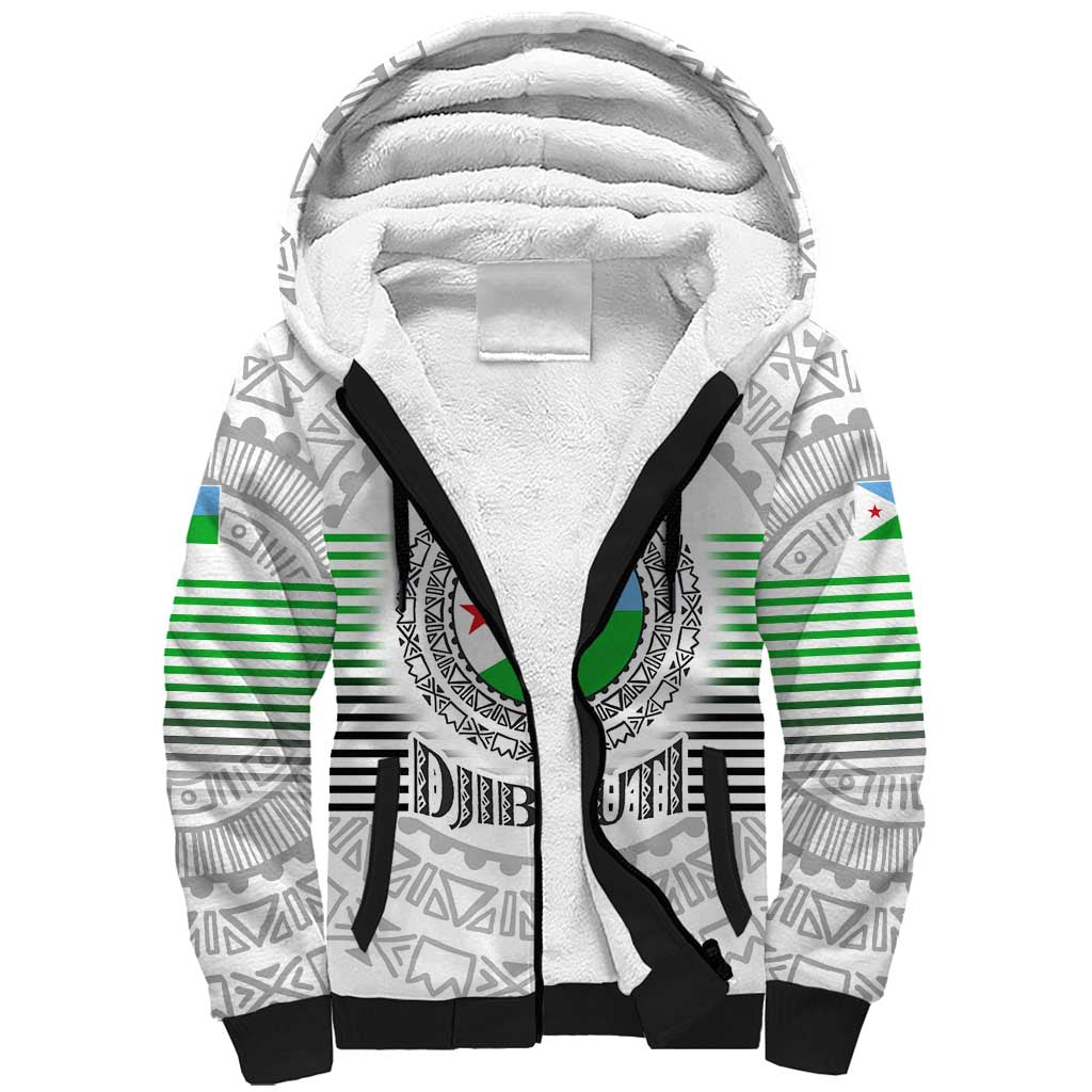 African Tribal Djibouti Roots Sherpa Hoodie Urban Streetwear