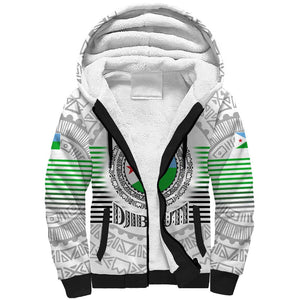 African Tribal Djibouti Roots Sherpa Hoodie Urban Streetwear