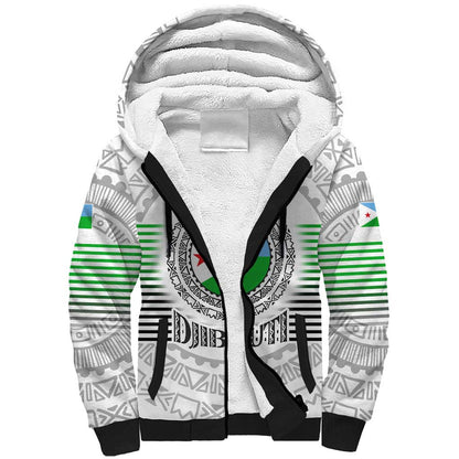 African Tribal Djibouti Roots Sherpa Hoodie Urban Streetwear