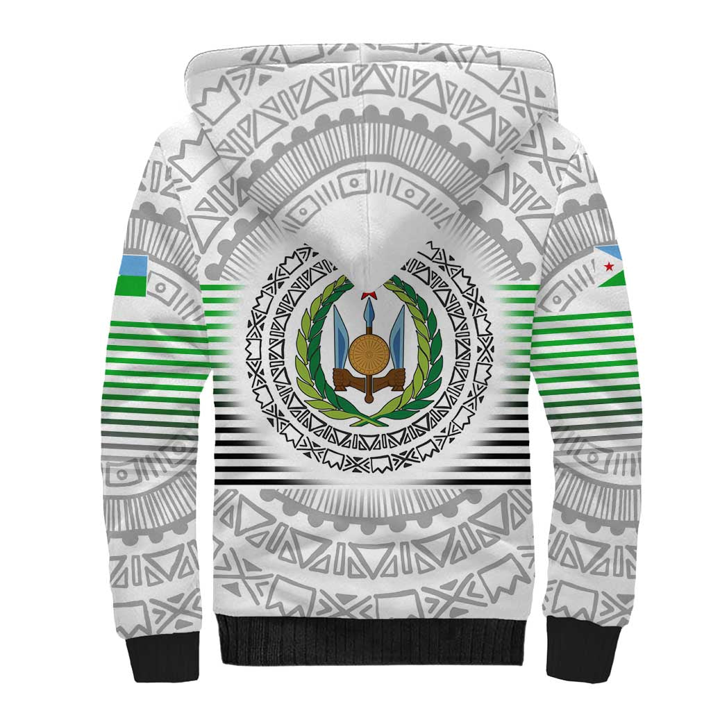 African Tribal Djibouti Roots Sherpa Hoodie Urban Streetwear