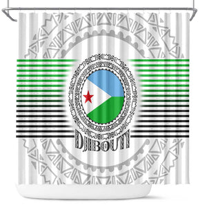 African Tribal Djibouti Roots Shower Curtain Urban Streetwear
