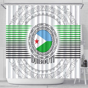 African Tribal Djibouti Roots Shower Curtain Urban Streetwear